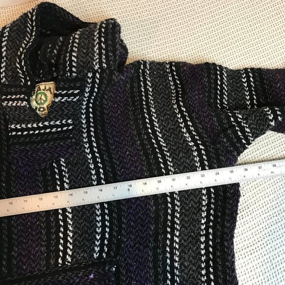 BAJA JOE MENS HOODED FRONT POCKET SWEATER SIZE L - Picture 11 of 11